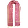Mehrunnisa Handcrafted Banarasi Silk Cotton Stole With Zari Buti – Unisex (GAR2214)