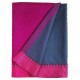 Handloom High Quality BAHA SAREES With Blouse Piece From Kolkata (Grey & Magenta)