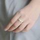 Mehrunnisa Flowers 92.5 Sterling Silver Adjustable Ring For Girls / Women (JWL2313)
