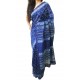 Mehrunnisa BAGRU MAHESHWARI Indigo Creeper Cotton Silk Saree With Blouse Piece From Jaipur (GAR2416)