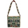 Mehrunnisa Handcrafted Grey Afghani Wool Felt Shoulder Bag (BAG2174)