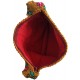 Mehrunnisa Handcrafted Mustard Afghani Wool Felt Shoulder Bag (BAG2171)