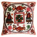 Mehrunnisa Exclusive Rajasthani Multi-Colour Thread Work Cushion Cover (HOM2029)