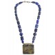 Mehrunnisa Afghani Tribal Original Lapiz Lazuli & Vintage Pendant Necklace For Girls (JWL2064)