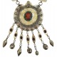 Mehrunnisa Afghani Tribal Original Lapiz Lazuli & Vintage Pendant Necklace For Girls (JWL2064)