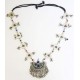Mehrunnisa Afghani Tribal Long Necklace with Colored Glass & Ghungroos For Women (JWL2034)