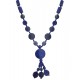 Mehrunnisa Afghani Tribal Real Lapiz Lazuli Pendant Necklace For Girls (JWL1928)