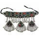 Mehrunnisa Afghani Tribal Heavy Choker Necklace with Colored Glass (JWL2086)