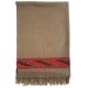 Mehrunnisa Handcrafted Premium Pure Wool Kullu Stole – Unisex (GAR2625, Natural Beige)
