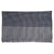 Mehrunnisa Handcrafted Pure Pashmina Cashmere Wool Check Muffler/Scarf Wrap – Unisex (GAR2595, White & Navy Blue)