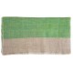 Mehrunnisa Handcrafted Pure Pashmina Cashmere Wool Check Muffler/Scarf Wrap – Unisex (GAR2594, Green & Beige)