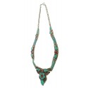  Afghani Antique Turquoise Necklace